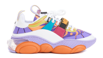 Moschino Teddy Pop Sneakers In Multicolor