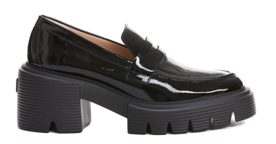 Stuart Weitzman Soho Loafers In Black