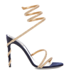 René Caovilla Margot 105mm Crystal-embellished Sandals In Blue