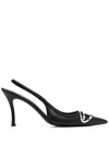 Diesel D-venus Sb - Décolleté Slingback In Black
