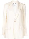 A.l.c Arlo Single-breasted Jacket In Cream