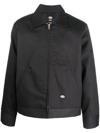 Dickies Construct Logo-patch Long-sleeve Jacket In Schwarz