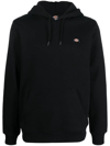 Dickies Construct Logo-patch Long-sleeve Hoodie In Schwarz