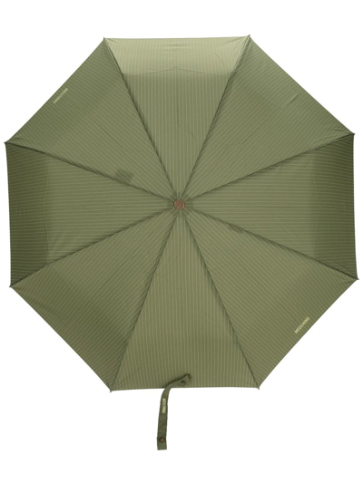 Moschino Logo-print Umbrella In Grün