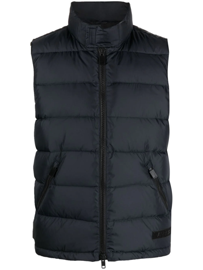 Aspesi Gilet Piuma Slim Re In Navy