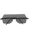 Kuboraum P90 Pilot Frame Sunglasses In Schwarz