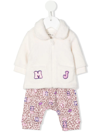 THE MARC JACOBS ANIMAL-PRINT EMBROIDERED TRACKSUIT SET