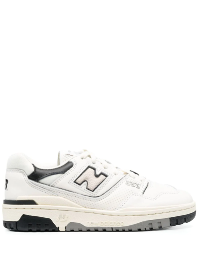 New Balance 550 Low-top Sneakers In Off White Salt