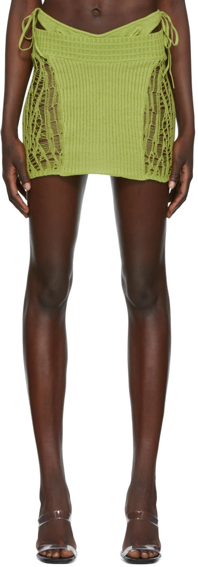 Danielle Guizio Ssense Exclusive Green Tank Top