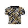 VERSACE JEANS COUTURE VERSACE JEANS COUTURE GARLAND PRINTED CROPPED T