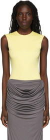 Paris Georgia Yellow Cut-out Bodysuit In Crayola Yellow