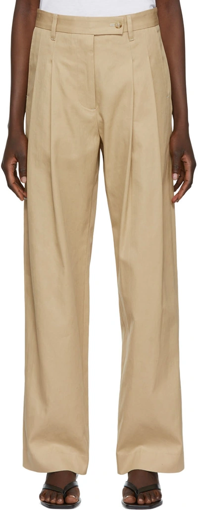 Deveaux Beige Lydia Trousers