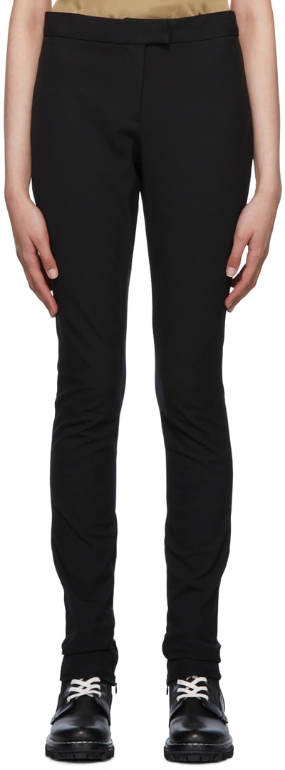 Rag & Bone Icons Rebecca Zip Cuff Slim Leg Trousers In Black