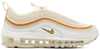 Nike Off-white & Orange Air Max 97 Sneakers In Phantom  Light Curry  Sanddrift  & Black