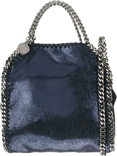 Stella Mccartney Mini Falabella Tote In Blue