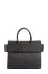 GIVENCHY SMALL HORIZON GRAINED CALFSKIN LEATHER TOTE - BLACK,BB05557037