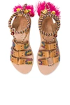 ELINA LINARDAKI PISCES SANDALS IN NEUTRALS, PINK.,PISCES