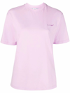 OFF-WHITE OFF-WHITE WOMEN'S PINK COTTON T-SHIRT,OWAA049F22JER0013632 XS