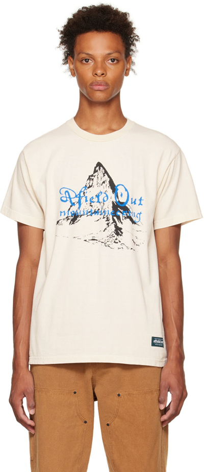 Afield Out Beige Sutter T-shirt In Bone