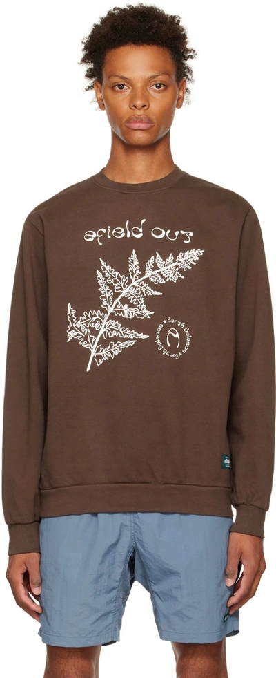 Afield Out Brown Fern Sweatshirt
