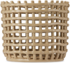 FERM LIVING TAN LARGE CERAMIC BASKET