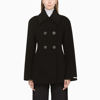 SPORTMAX BLACK DOUBLE-BREASTED COAT