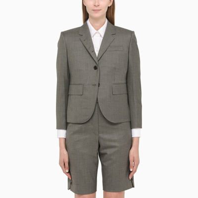 Thom Browne Grey Single-breasted Blazer