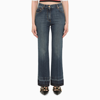 VALENTINO BLUE BELL-BOTTOM JEANS