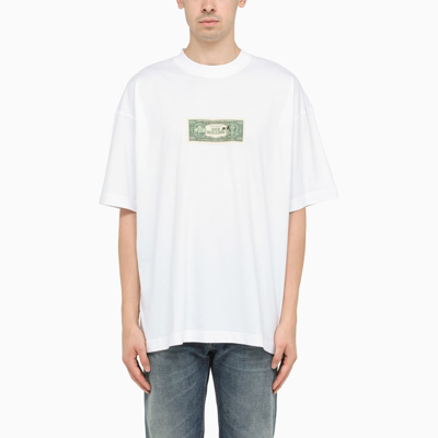 Vetements White 'one In A Million' T-shirt