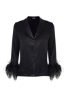 GILDA & PEARL ESMÉ FEATHER TRIM JACKET