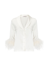 Gilda & Pearl Esme Stretch-satin Pyjama Shirt