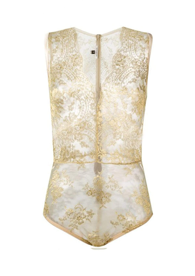 Gilda & Pearl Harlow Gold Lace Body
