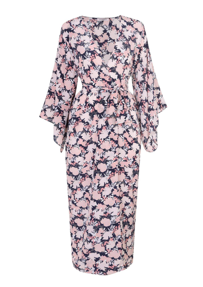 Gilda & Pearl Jardin D'eté Long Kimono In White