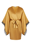 Gilda & Pearl Midnight Cognac Robe