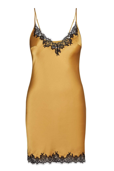 Gilda & Pearl Midnight Cognac Short Slip