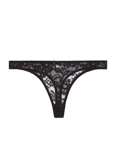 Gilda & Pearl Rita Sheer Leavers Lace Thong