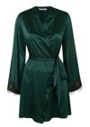 Gilda & Pearl Lace-trim Robe