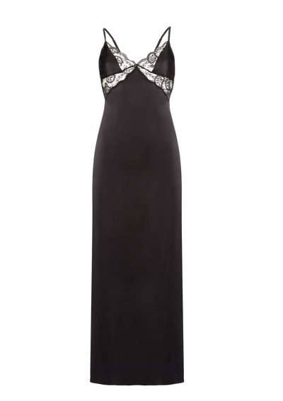 Gilda & Pearl Rita Long Slip In Black