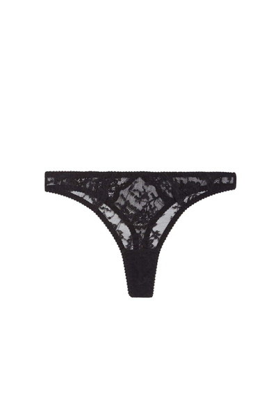 Gilda & Pearl Rita Sheer Leavers Lace Thong