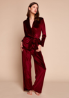 GILDA & PEARL SARATOGA DAMSON VELVET PYJAMA