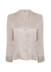 Gilda & Pearl Sophia Pyjama Jacket With Metallic Piping