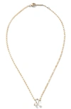 Lana Jewelry Solo Scorpio Pendant Necklace In Yellow/ Leo