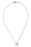 Lana Jewelry Solo Scorpio Pendant Necklace In Yellow/ Virgo