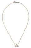 Lana Jewelry Women's Twenty 14k Gold & Diamond Libra Necklace