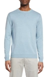 Treasure & Bond Cotton & Cashmere Crew Sweater In Blue Smoke