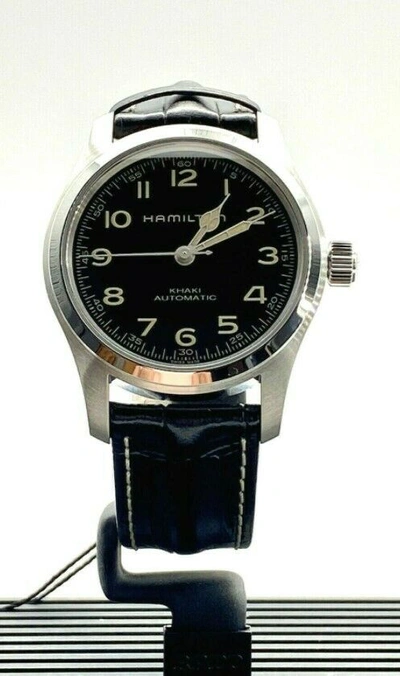 Pre-owned Hamilton Khaki Field Murph Automatic Black Men's Watch H70605731