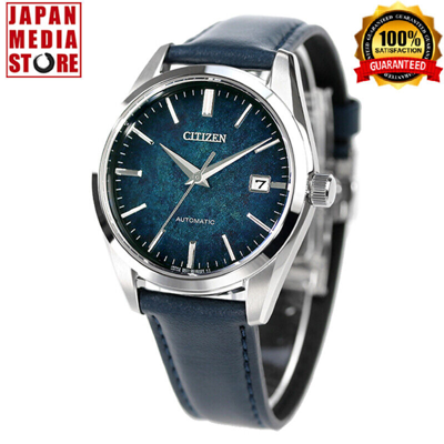 Pre-owned Citizen Collection Nb1060-12l Blue Lacquer Dial Mechanical Automatic Men Watch
