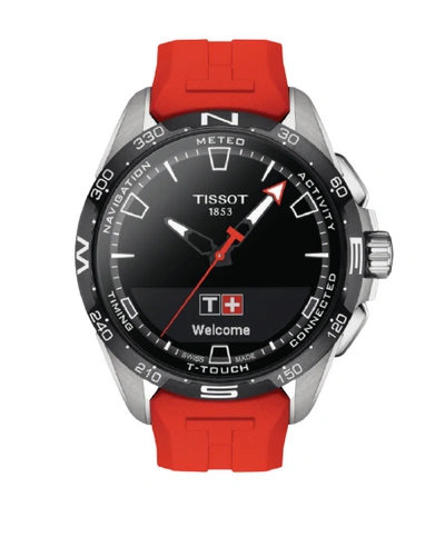 Pre-owned Tissot T-touch Connect Solar Watch Touch Collection T1214204705101