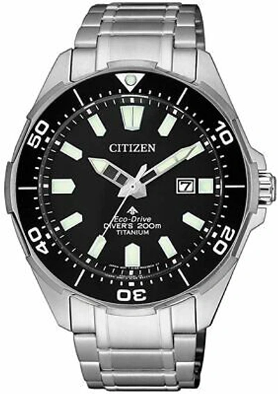 Pre-owned Citizen Silver Mens Analogue Watch Promaster Land Bn0200-81e