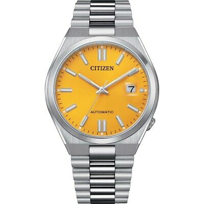 Pre-owned Citizen Automatic Stainless Steel Men's Watch Nj0150-81z